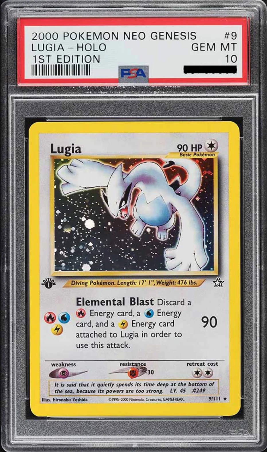 Lugia Holo 1st Ed.